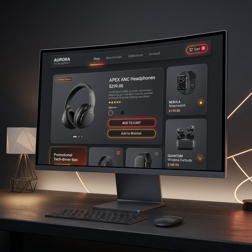 E-Commerce Experience mockup